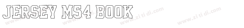 Jersey M54 Book字体转换